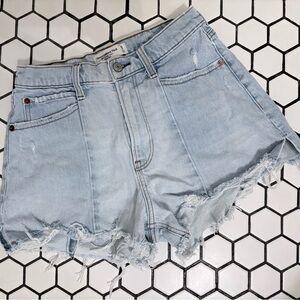 Abercrombie & Fitch Light Wash Jean Shorts